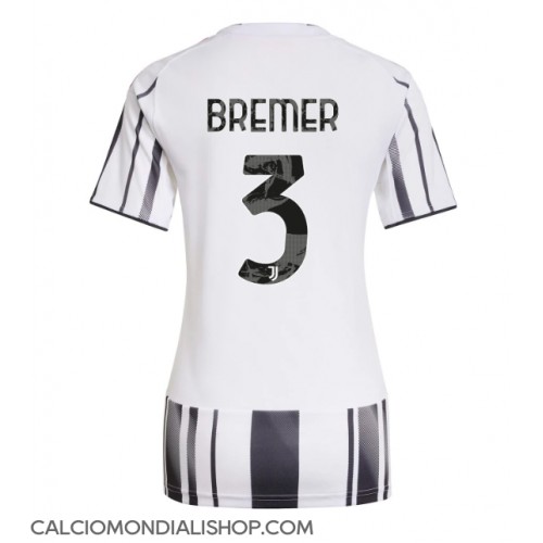 Maglie da calcio Juventus Gleison Bremer #3 Prima Maglia Femminile 2025-26 Manica Corta